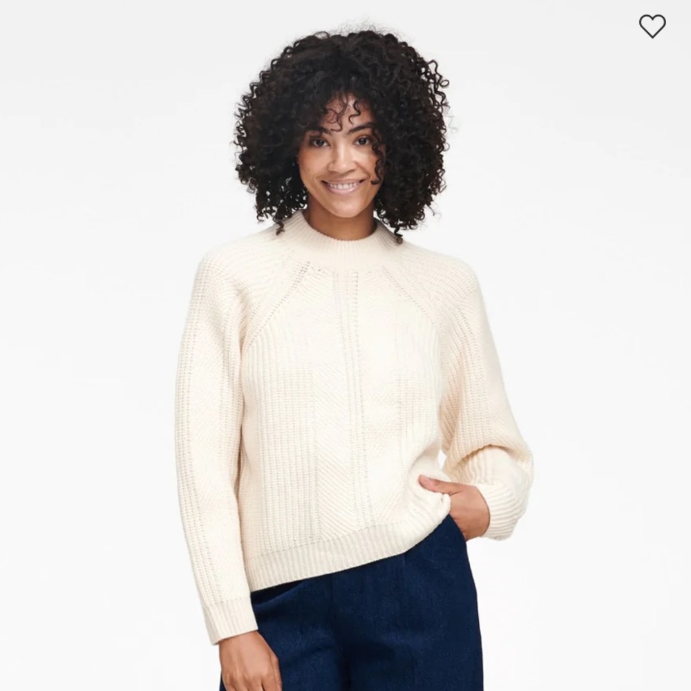 NAADAM Textured Crewneck Sweater